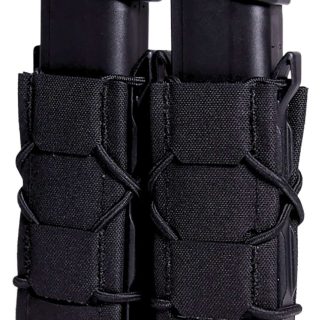 High Speed Gear 24PT02BK TACO Gen 2 Double Pistol Black Nylon MOLLE Compatible w/ Pistol