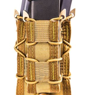 High Speed Gear Taco Molle Modular Rifle/Pistol Mag Pouch Coyote Brown Nylon w/Polymer Divider